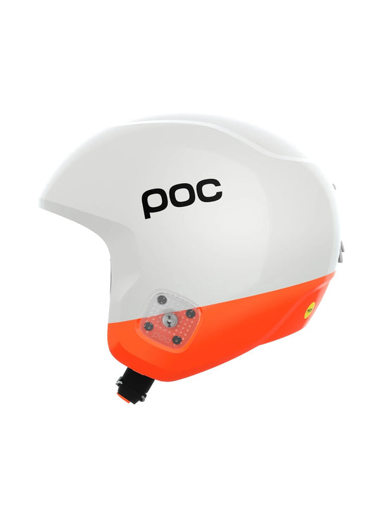 Załaduj obraz do przeglądarki galerii, Kask narciarski POC Skull Dura X MIPS - Hydr. White/Fluo. Orange
