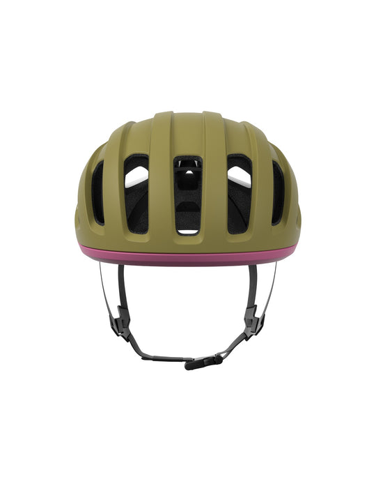 Załaduj obraz do przeglądarki galerii, Kask rowerowy POC Amidal - Oliv. Green Matt/Thulite Pink Matt
