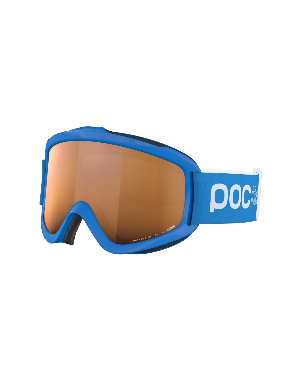 Gogle dziecięce na narty POCito Iris - Fluo. Blue/Pt. Sunny Light Orange - TU - poc warszawa
