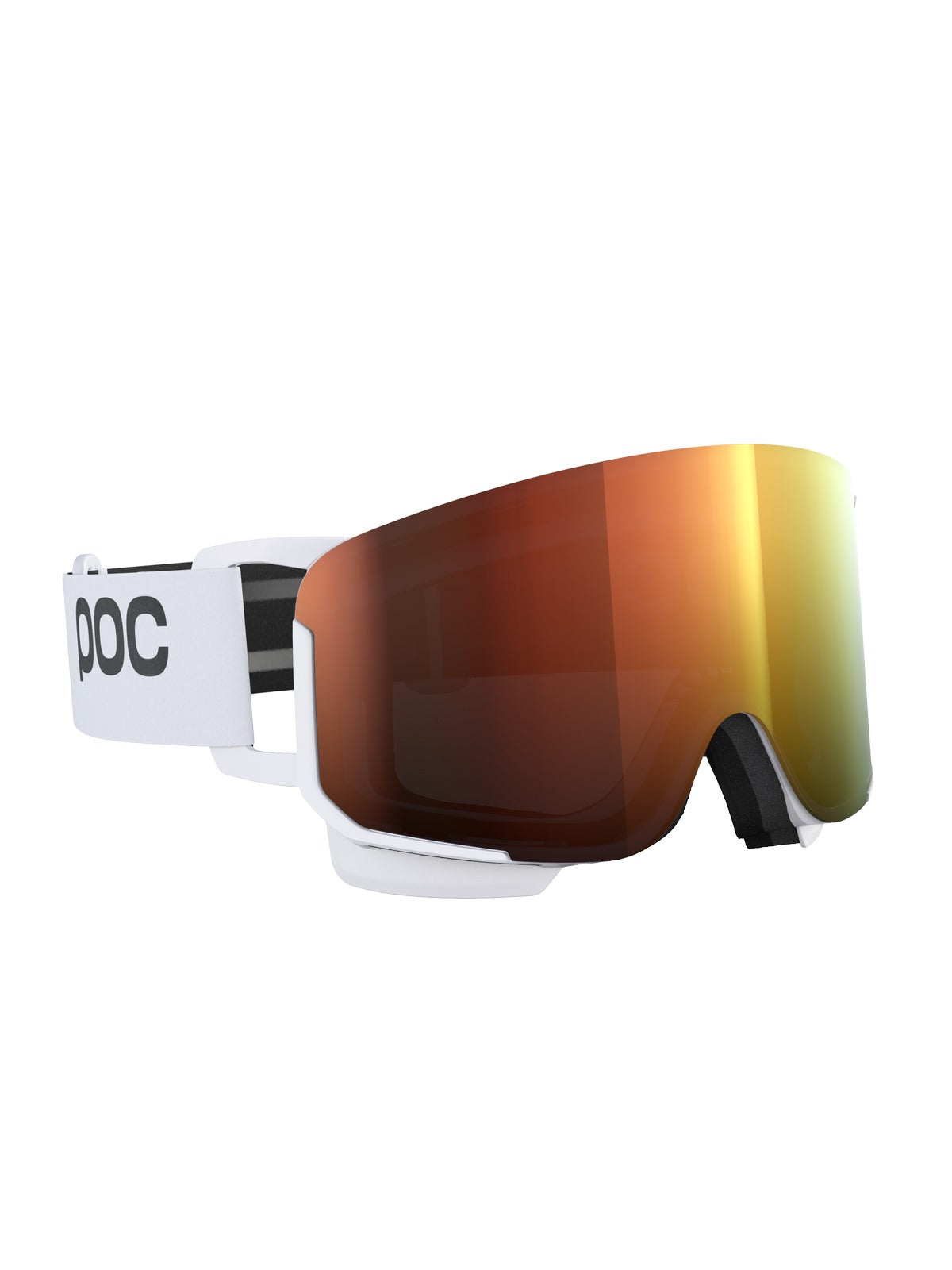 Gogle narciarskie POC Nexal Wide Fit - Hyd. White/Pt. Sunny Orange