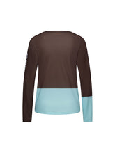 Załaduj obraz do przeglądarki galerii, Koszulka rowerowa POC W's Motion Air L/S Jersey - Bron. Brown/Lazurite Blue
