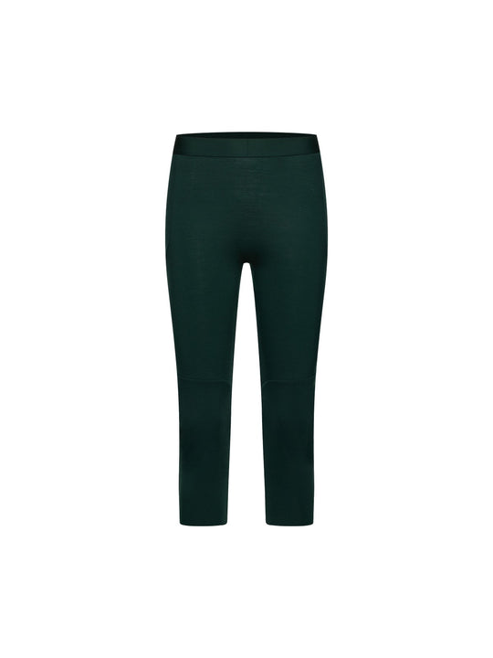 Załaduj obraz do przeglądarki galerii, Legginsy termoaktywne damskie POC W's Layer Merino 3/4 Tights zielony

