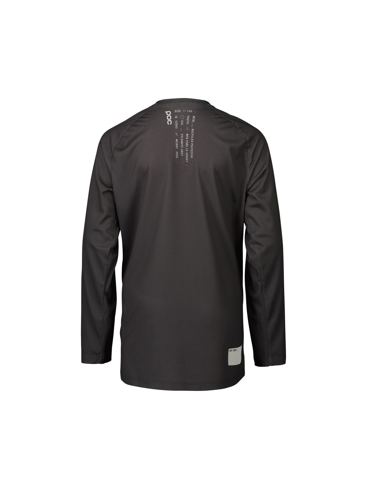 Koszulka rowerowa POC Y's Essential MTB LS Jersey - Sylvanite Grey