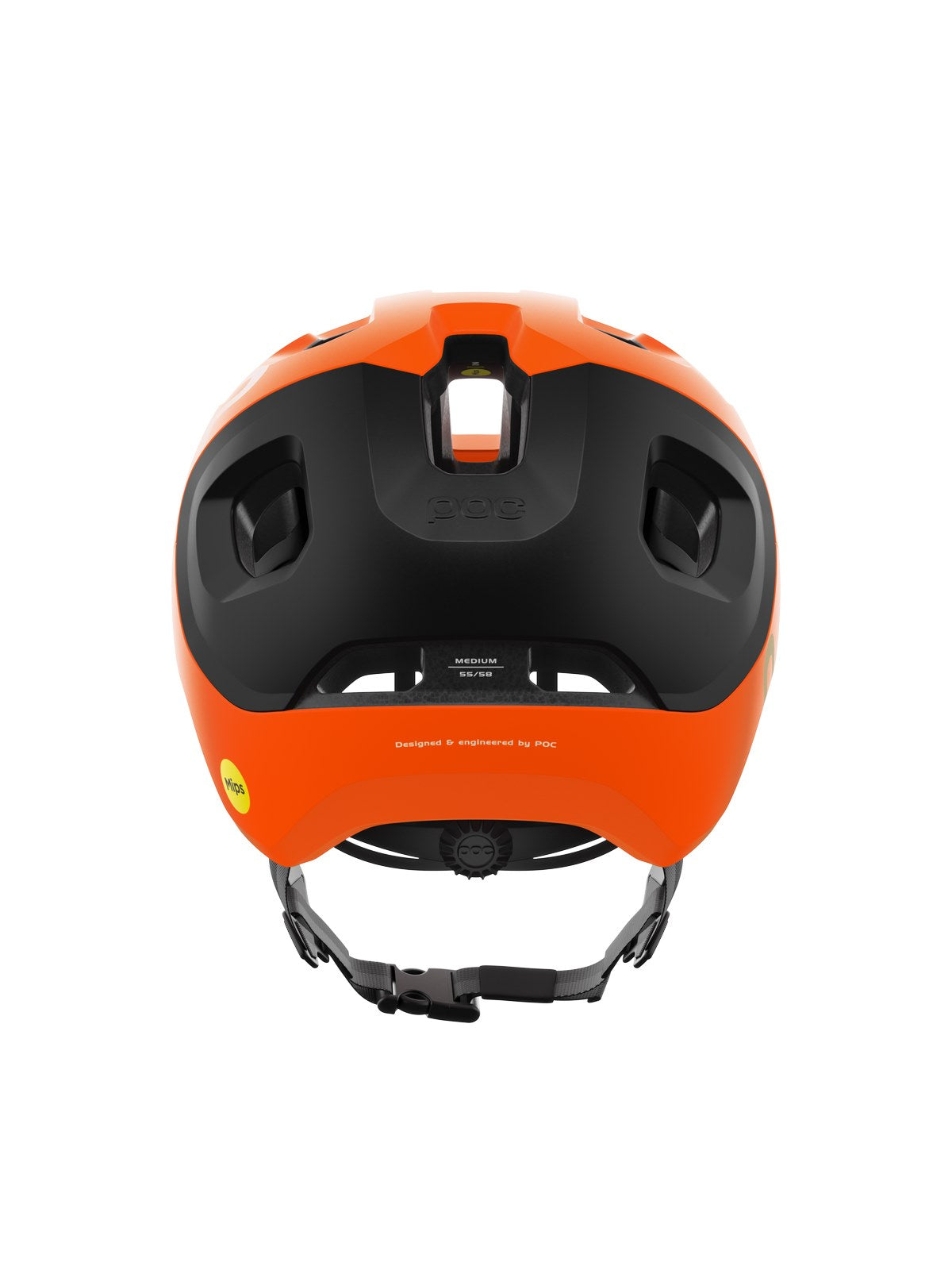 Kask rowerowy POC Axion Race MIPS - Fluo. Orange AVIP/Ur. Black Matt