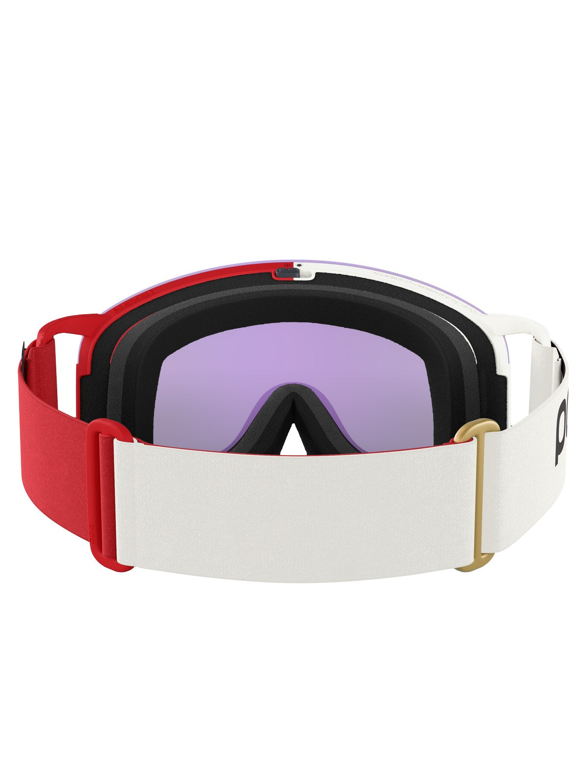 Gogle narciarskie POC Nexal Wide Fit - Rouge/Blanc
