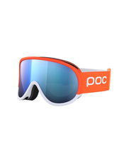 Załaduj obraz do przeglądarki galerii, Gogle narciarskie POC Retina Mid Race - Zink Orange|Hydr. White|Pt. Sunny Blue Cat 2
