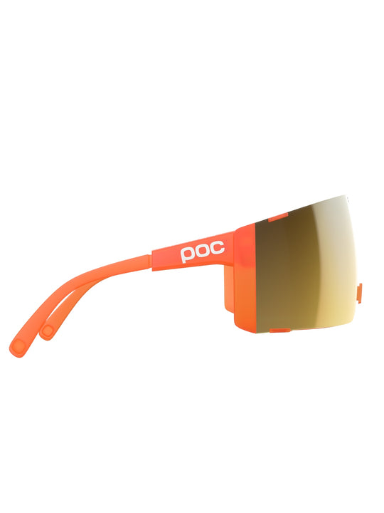 Załaduj obraz do przeglądarki galerii, Okulary rowerowe POC Propel - Fluo. Orange Transl. | Clarity Road Violet Gold Mirror Cat 2
