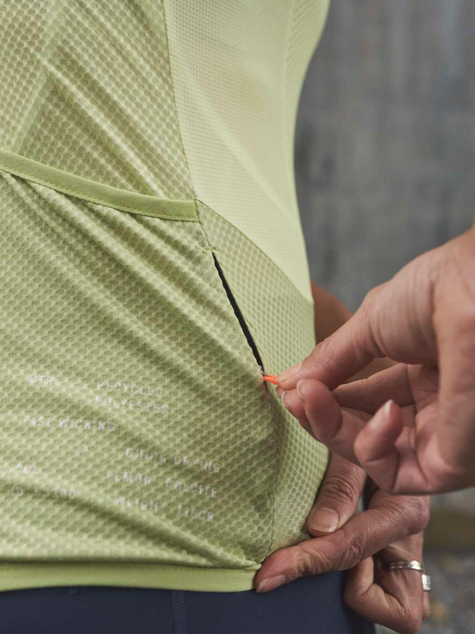 Koszulka rowerowa POC W’s ESSENTIAL ROAD LOGO Jersey - Lemon Calcite - poc warszawa