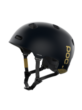 Załaduj obraz do przeglądarki galerii, Kask rowerowy POC CRANE MIPS FABIO ED - Ur. Black Matt/Gold

