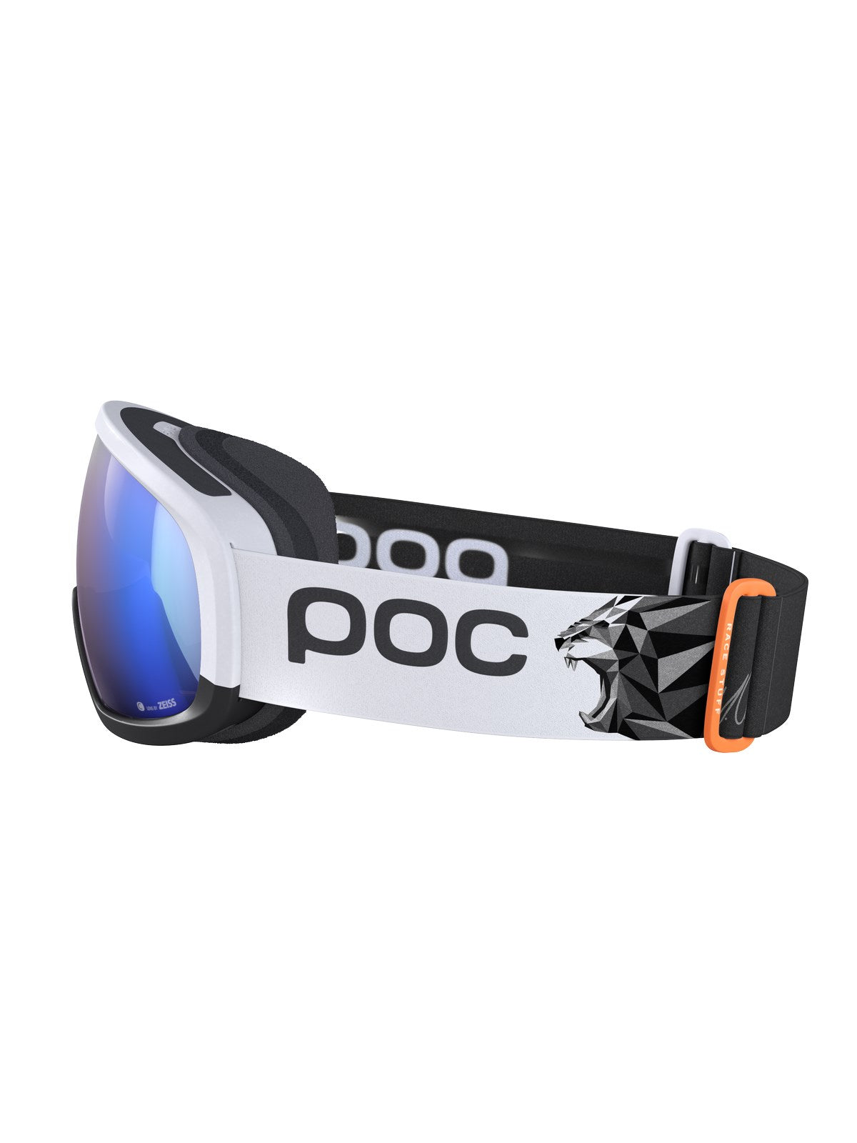 Gogle narciarskie POC Fovea Mid Race Marco Odermatt Ed. - Hydr. White|Ur. Black|Pt. Sunny Blue Cat 2 - TU - poc warszawa