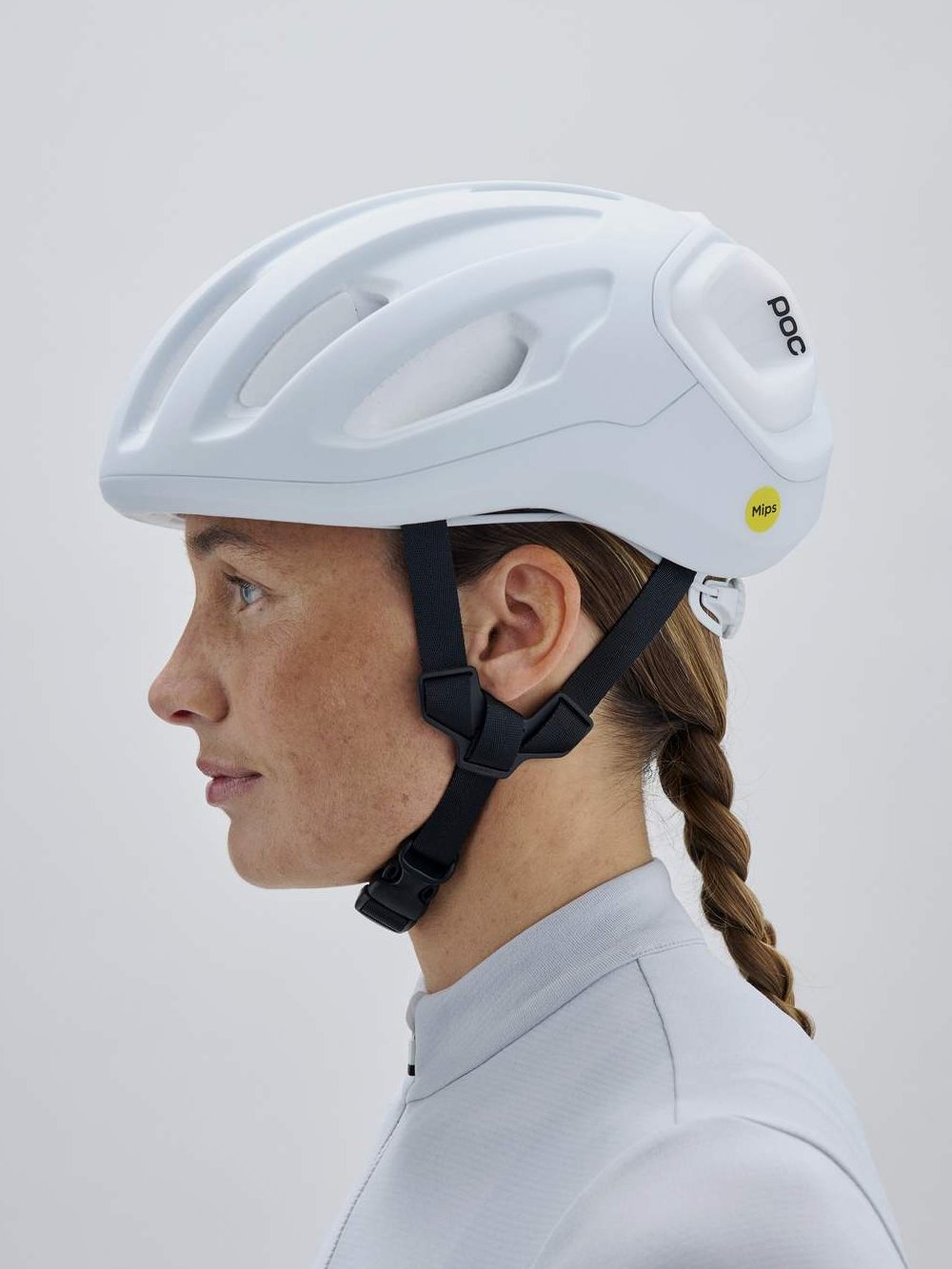 Kask rowerowy POC Amidal - Hyd. White Matt
