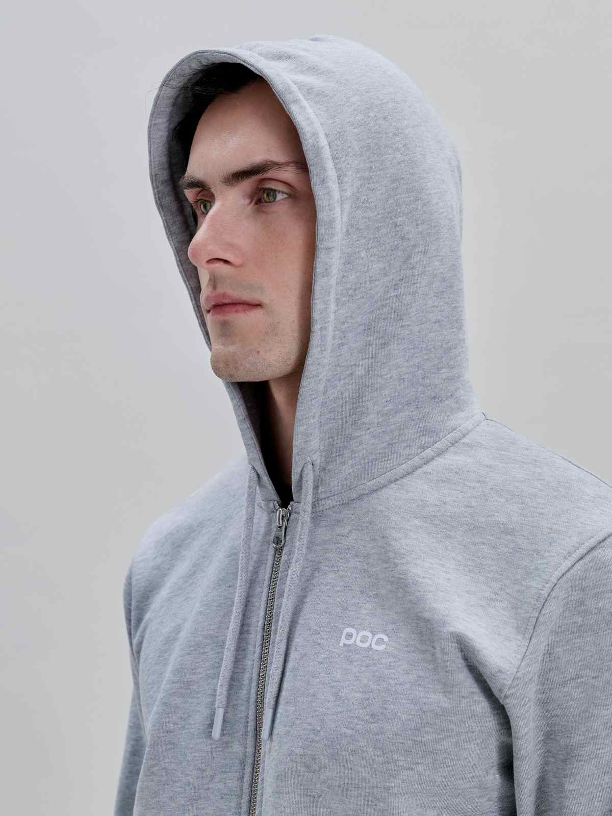 Bluza POC Zip Hoodie - Grey Melange