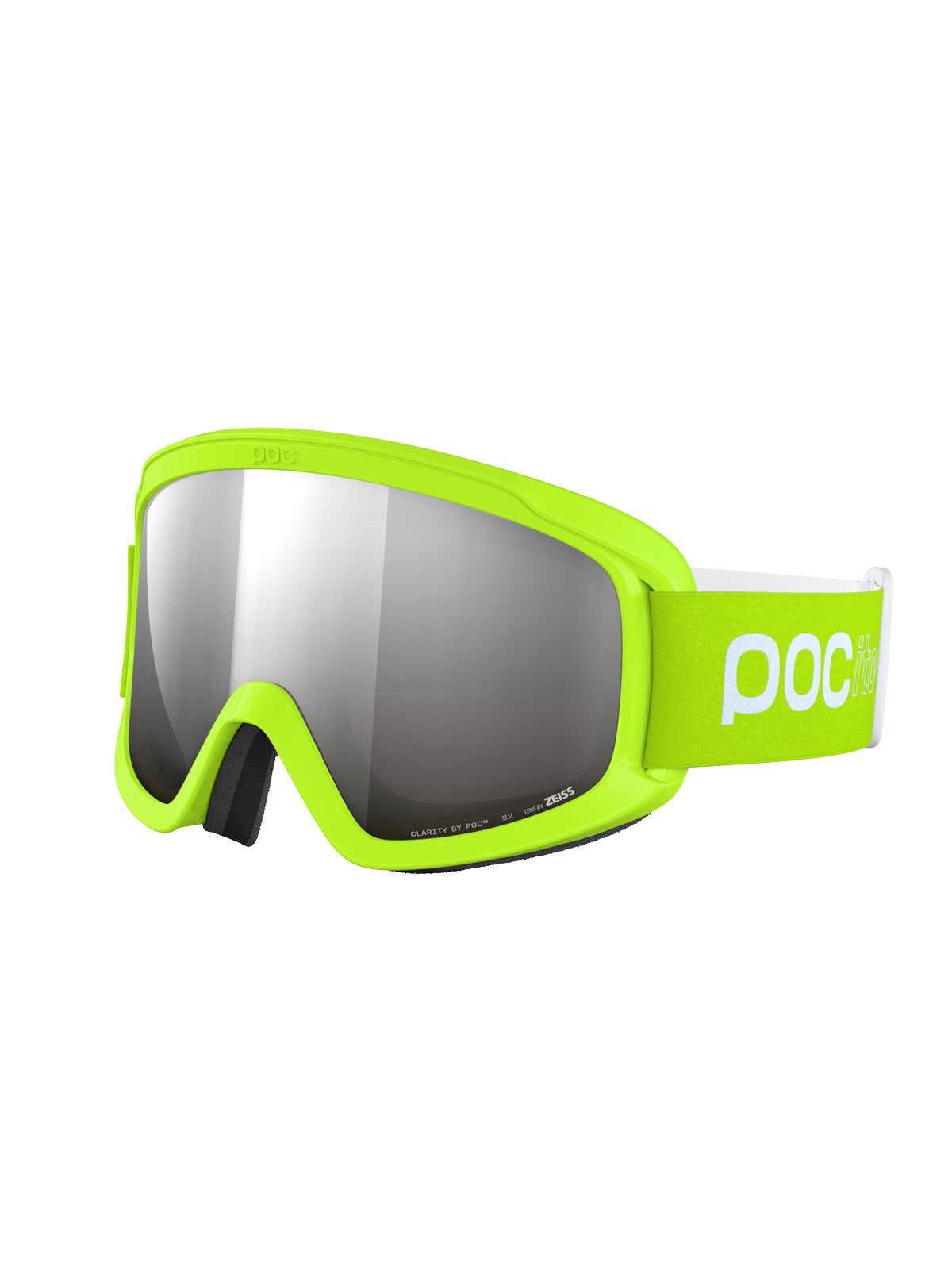 Gogle POCito Opsin - Fluo. Yellow/Green/Pt. Sunny Silver