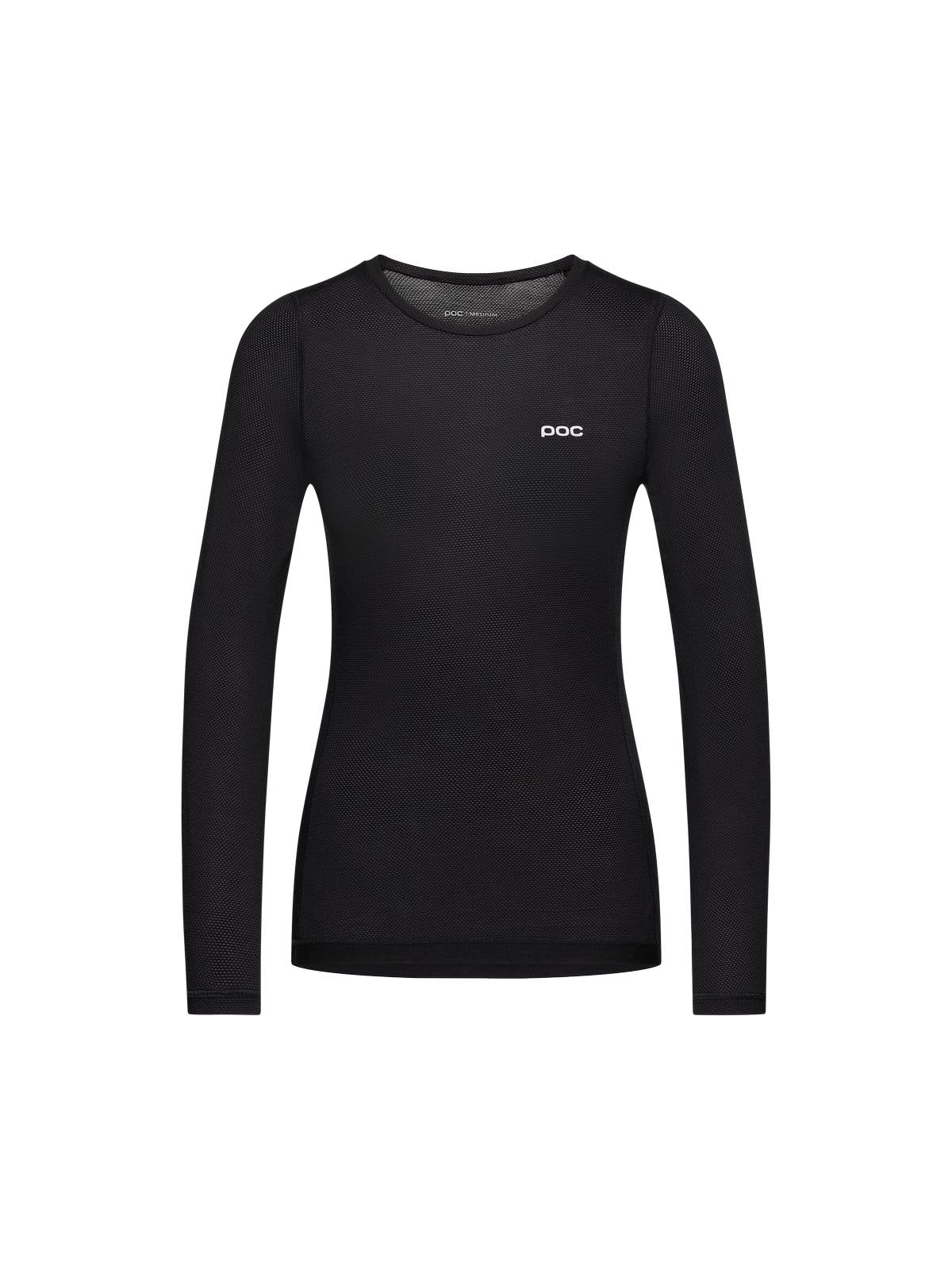 Koszulka termoaktywna POC W's Layer Mid L/S Jersey - Uranium Black