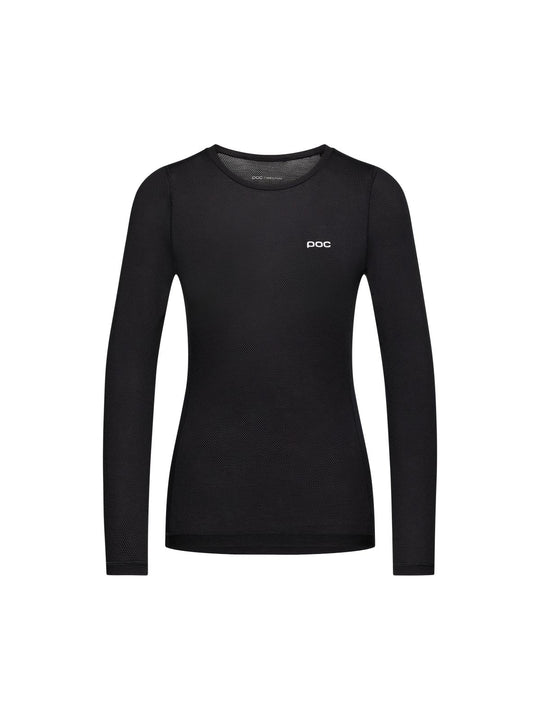 Załaduj obraz do przeglądarki galerii, Koszulka termoaktywna POC W's Layer Mid L/S Jersey - Uranium Black
