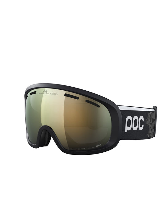 Załaduj obraz do przeglądarki galerii, Gogle narciarskie POC Fovea Mid Marco Odermatt Ed. - Uranium Black/Podium Gold/Sunny Gold
