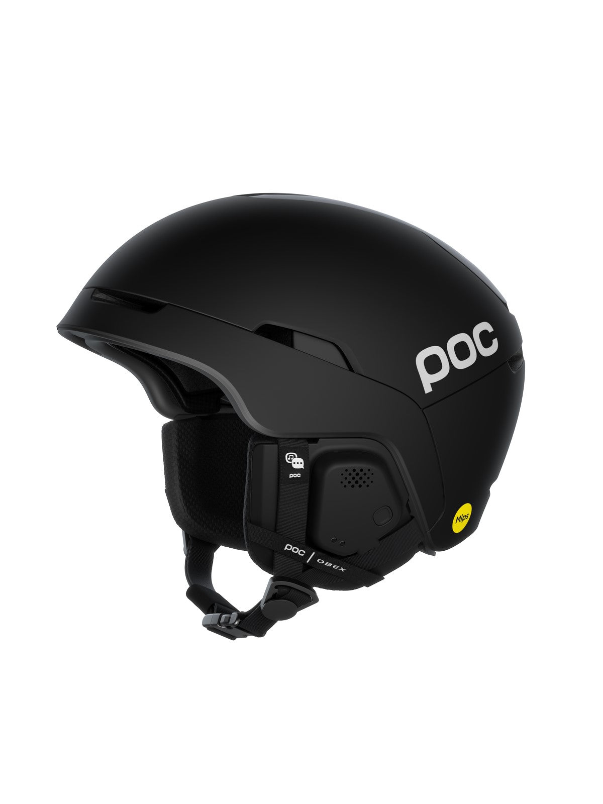 Kask narciarski POC OBEX MIPS COMMUNICATION - Ura. Black Matt