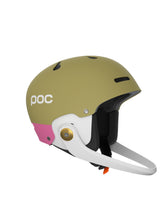 Załaduj obraz do przeglądarki galerii, Kask narciarski POC Artic SL MIPS - Olivine Green Matt/Thulite Pink Matt
