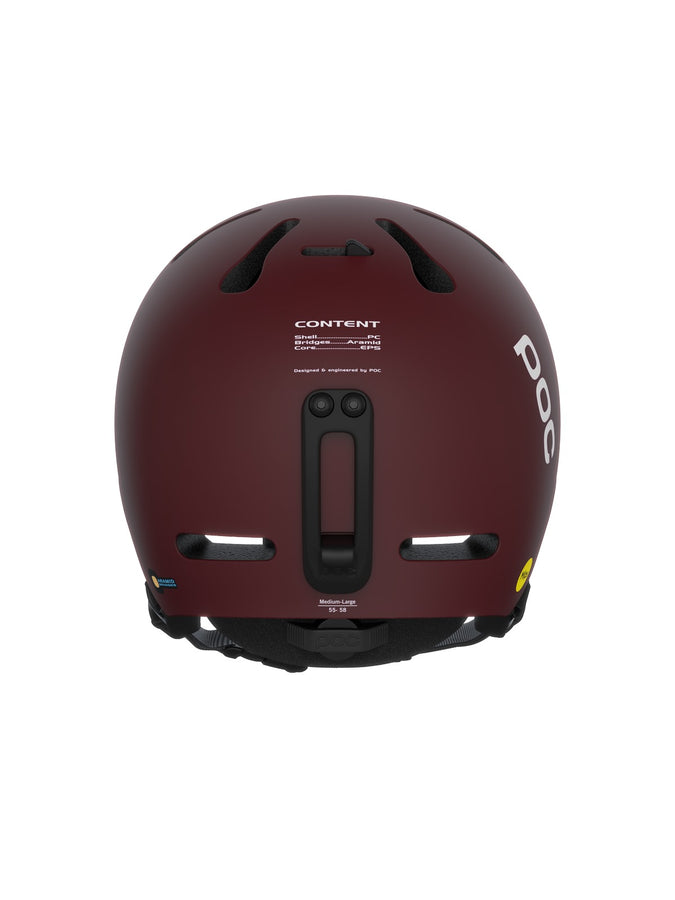 Kask narciarski POC Fornix MIPS - Garnet Red Matt