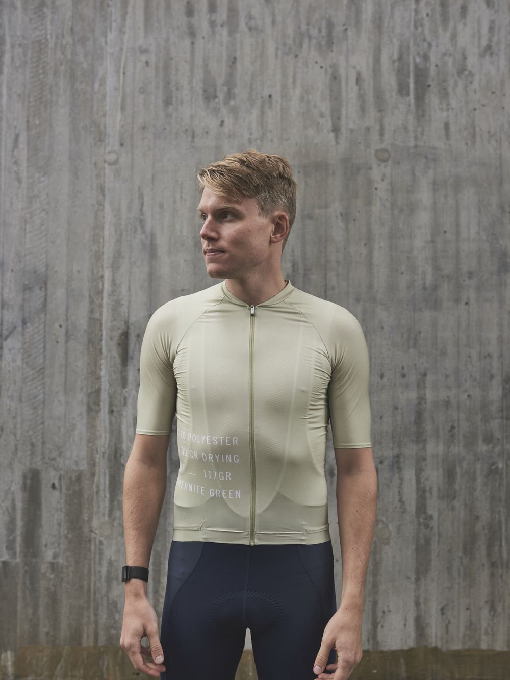 Koszulka rowerowa POC M's PRISTINE Print Jersey - Prehnite Green