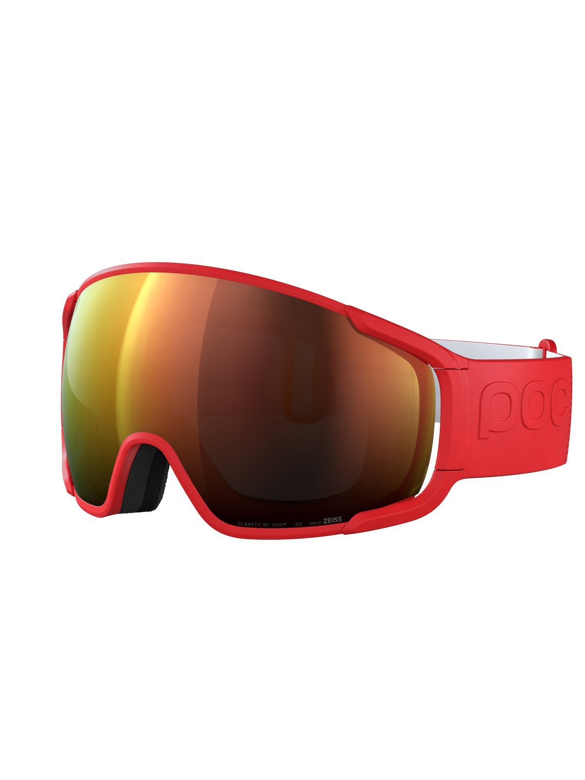 Gogle narciarskie POC Zonula - Prismane Red/Partly Sunny Orange