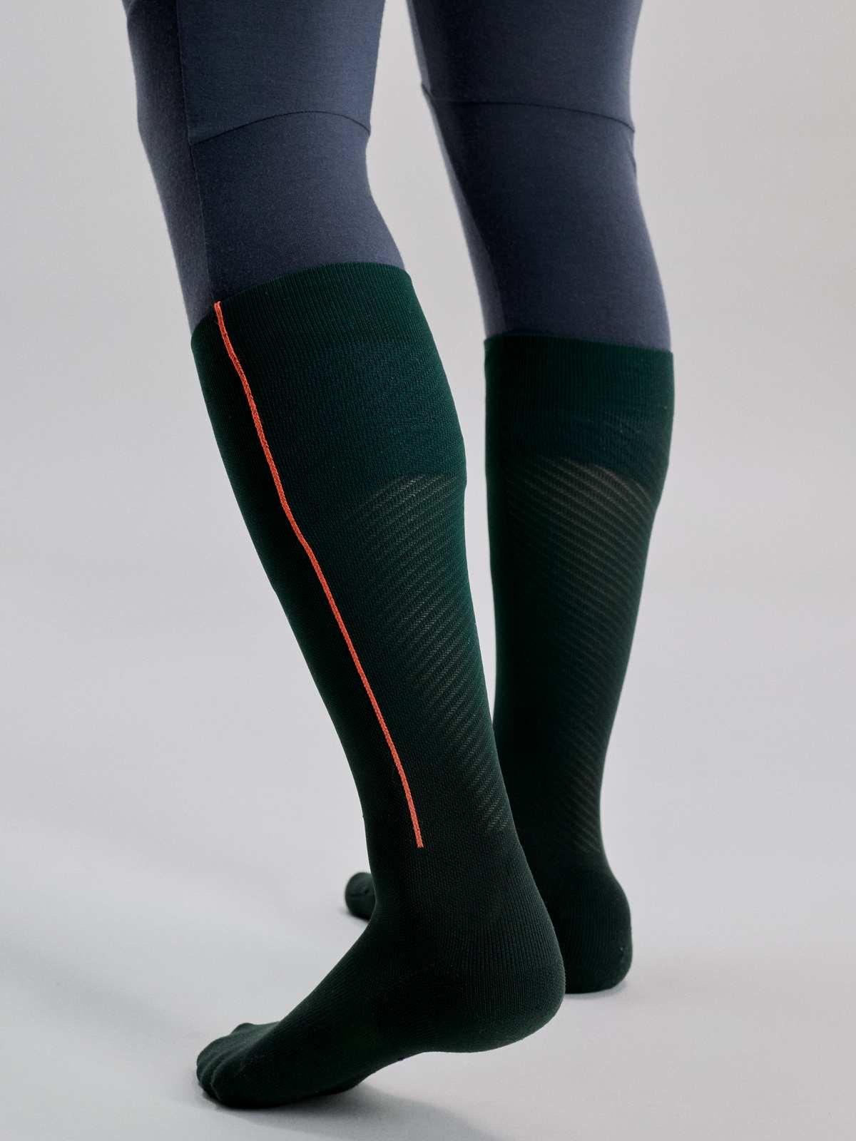 Skarpety narciarskie POC Race Sock Lite - Pargasite Green