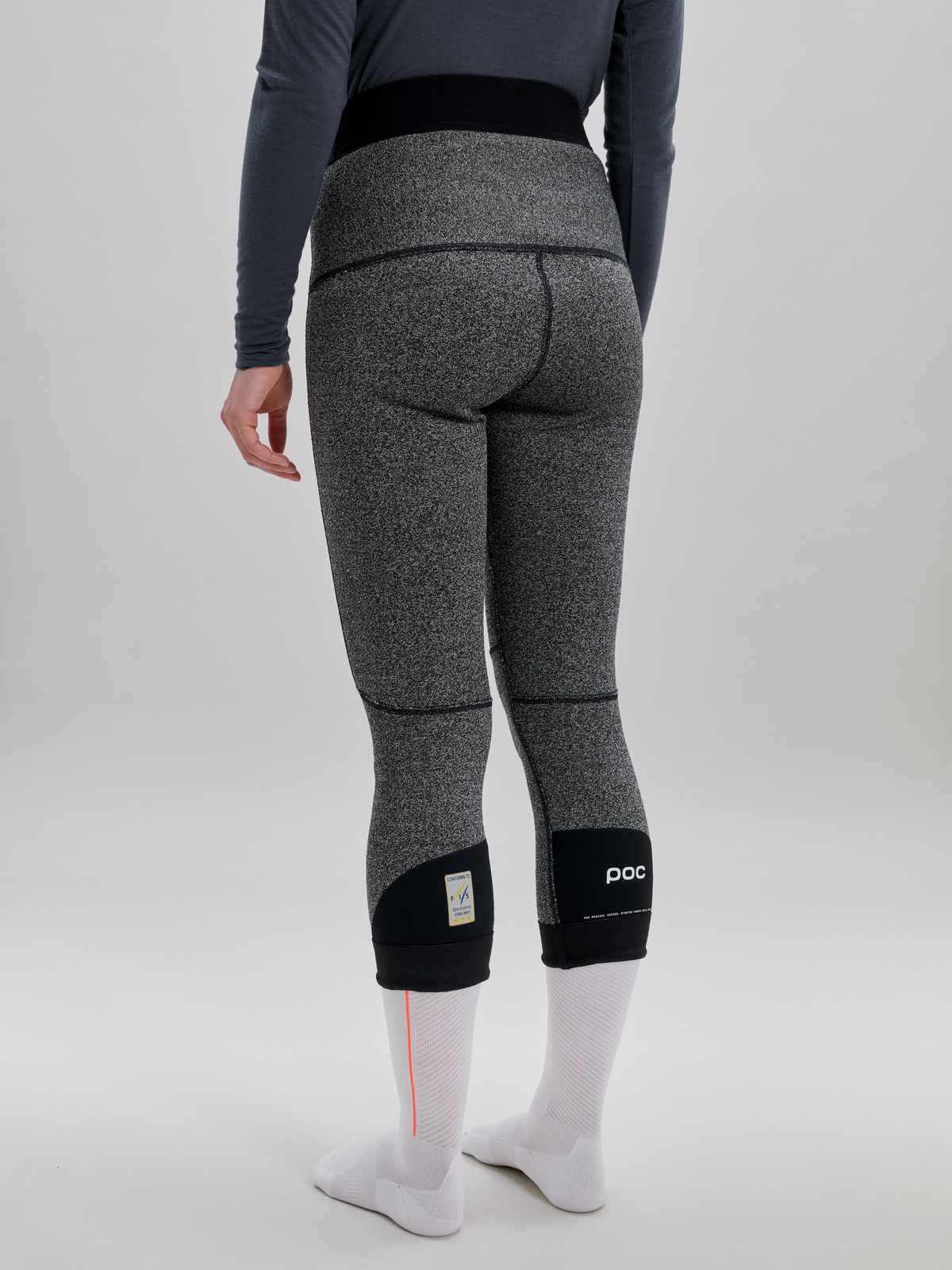 Legginsy narciarskie damskiePOC W's Layer Cut Resistant Tights - Uranium Black