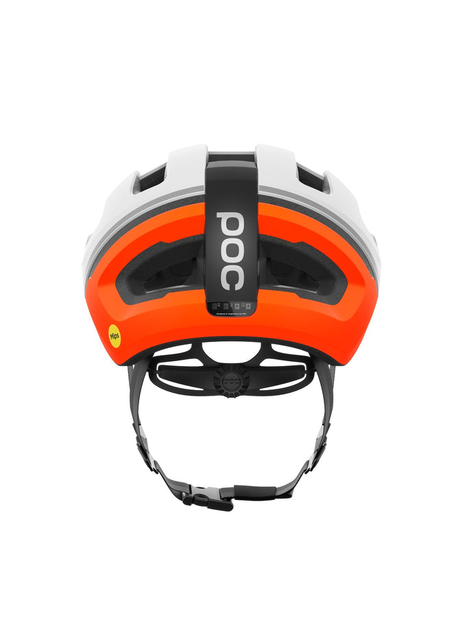 Kask rowerowy POC Omne Beacon MIPS - Hyd. White/Fluo. Orange Matt