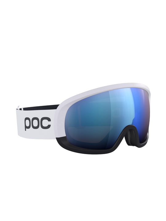 Załaduj obraz do przeglądarki galerii, Gogle narciarskie POC Fovea Mid Race - Hydr. White|Ur. Black|Pt. Sunny Blue Cat 2

