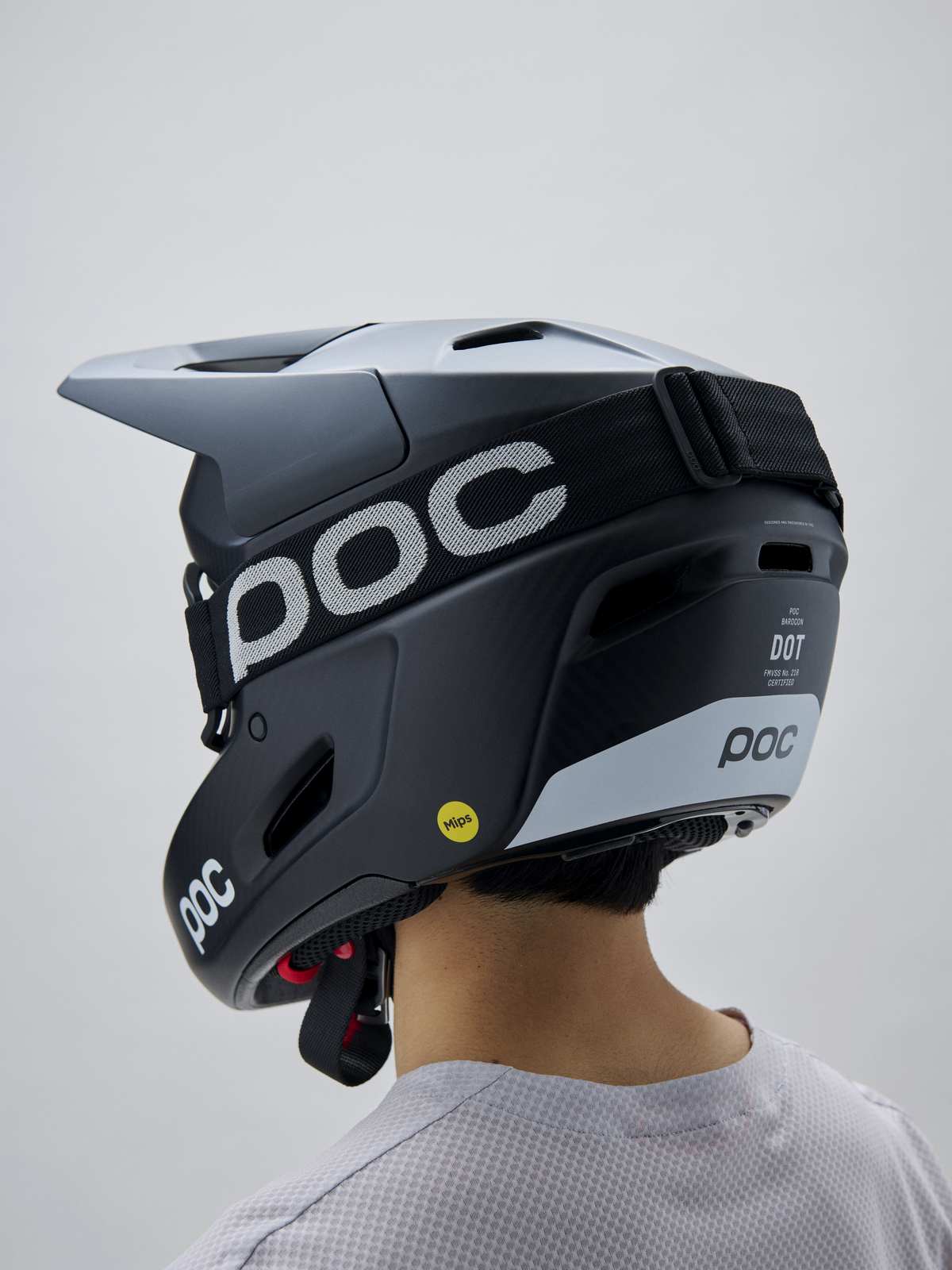 Kask rowerowy POC Barocon Carbon Uranium Black Matt