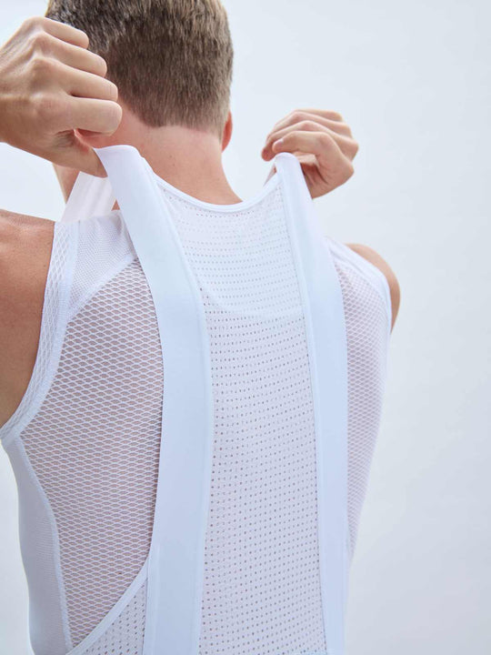 Załaduj obraz do przeglądarki galerii, Spodenki rowerowe POC Essential Road VPDs Bib Shorts - Sylvanite Grey/Hydr. White
