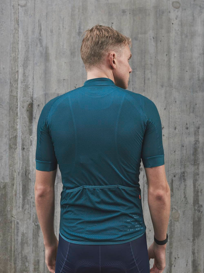 Koszulka rowerowa POC M's ESSENTIAL ROAD LOGO Jersey - Dioptase Blue