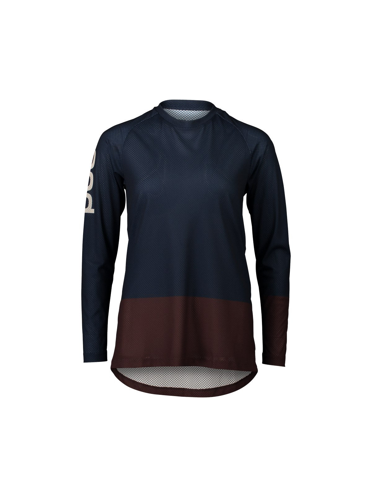 Koszulka rowerowa POC W's MTB PURE LS Jersey - Turmaline Navy/Axinite Brown
