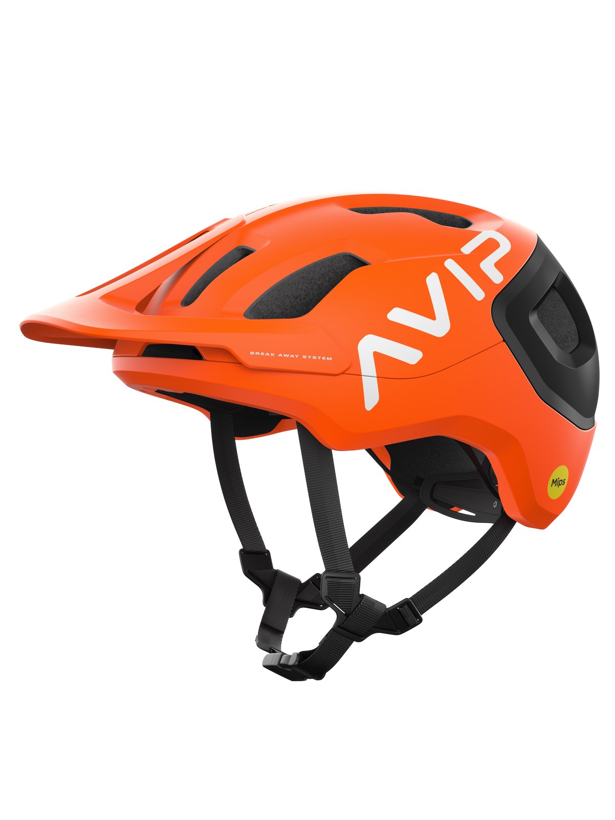 Kask rowerowy POC Axion Race MIPS - Fluo. Orange AVIP/Ur. Black Matt