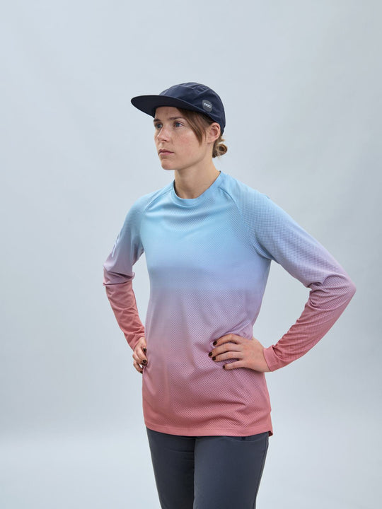 Załaduj obraz do przeglądarki galerii, Koszulka rowerowa POC W's Essential MTB Lite LS Jersey - Gradient Rock Salt

