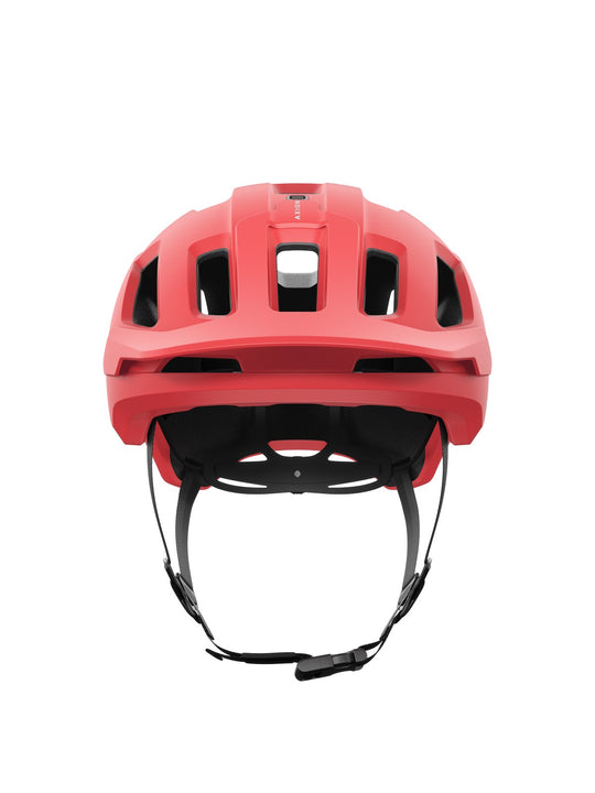 Załaduj obraz do przeglądarki galerii, Kask rowerowy POC Axion Race MIPS - Ammolite Coral/Uran. Black Matt
