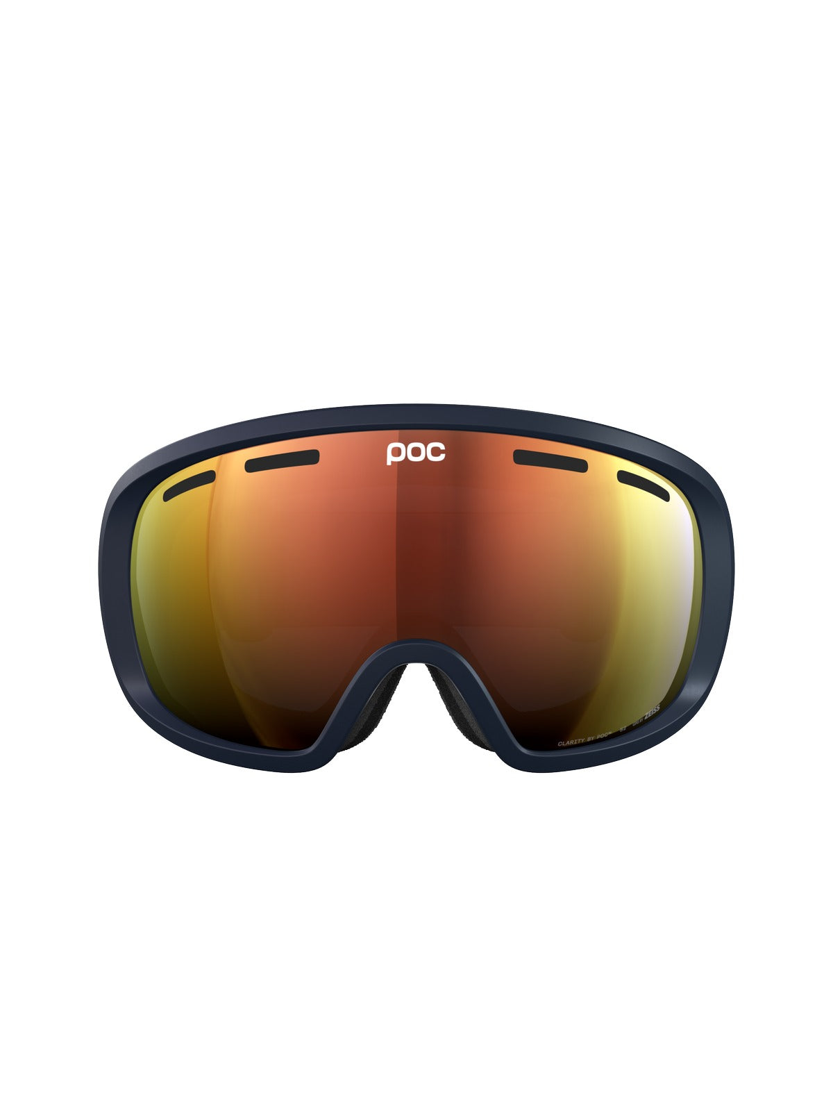 Gogle narciarskie POC Fovea Wide Fit - Apatite Navy/Pt. Sunny Orange