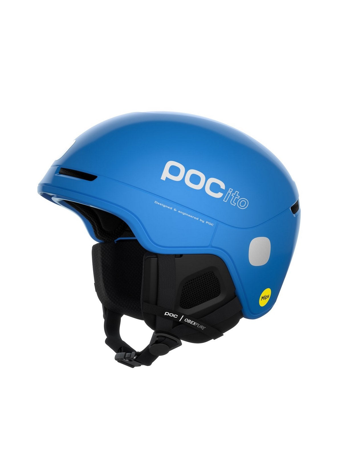 Kask narciarski dla dzieci POCito Obex MIPS - Fluo. Blue