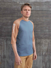 Załaduj obraz do przeglądarki galerii, Koszulka rowerowa POC MTB Pure 3/4 Jersey - Calcite Blue/Aragonite Brown
