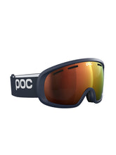 Załaduj obraz do przeglądarki galerii, Gogle narciarskie POC Fovea Mid Wide Fit - Apatite Navy/Pt. Sunny Orange

