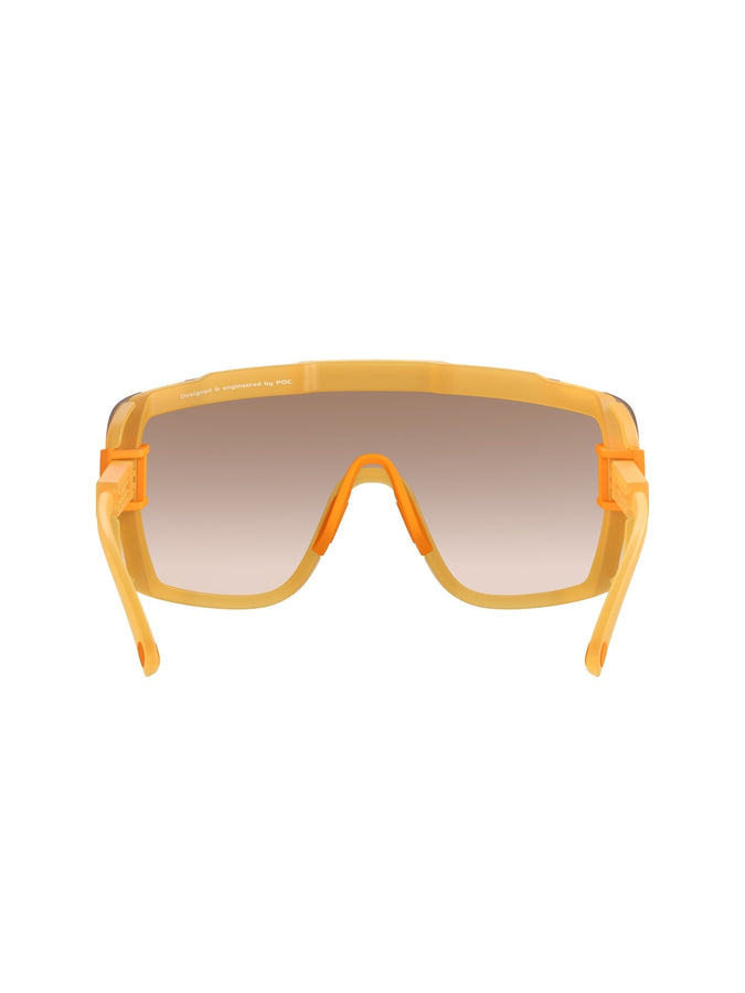 Okulary rowerowe POC Devour żółty - Cerussite Kashima Translucent - Clarity Trail | Brown/Silver Mirror Cat 2