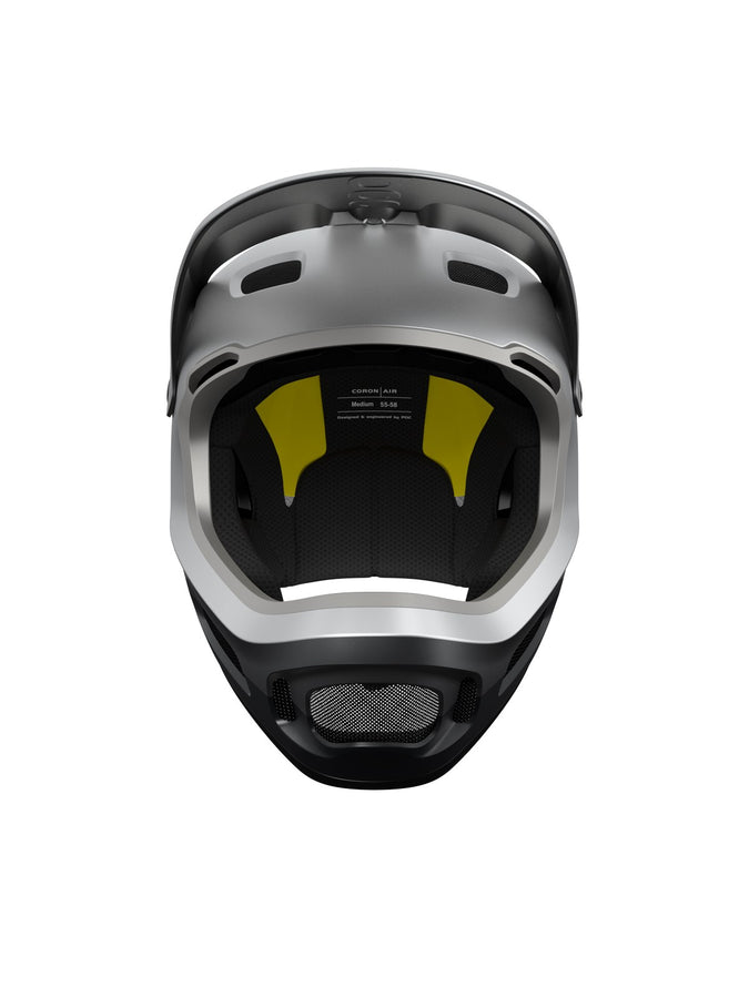 Kask rowerowy POC Coron Air MIPS - Argentite Silver/Uran. Black Matt