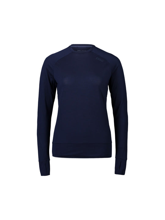 Załaduj obraz do przeglądarki galerii, Koszulka POC W'S LIGHT MERINO Jersey LS - Turmaline Navy
