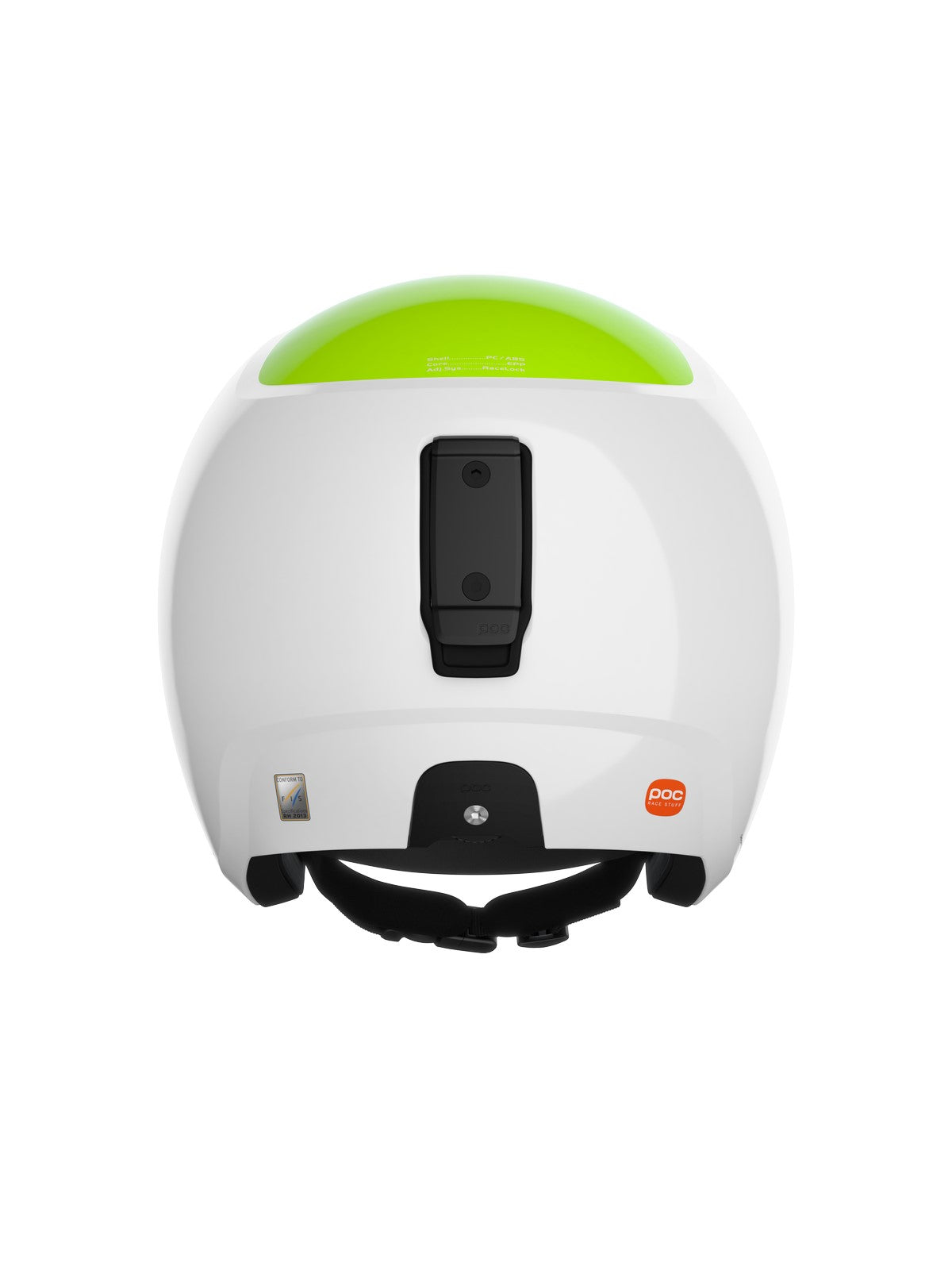 Kask narciarski POC SKULL DURA JR - Hyd. White/Fluo. Yellow/Green