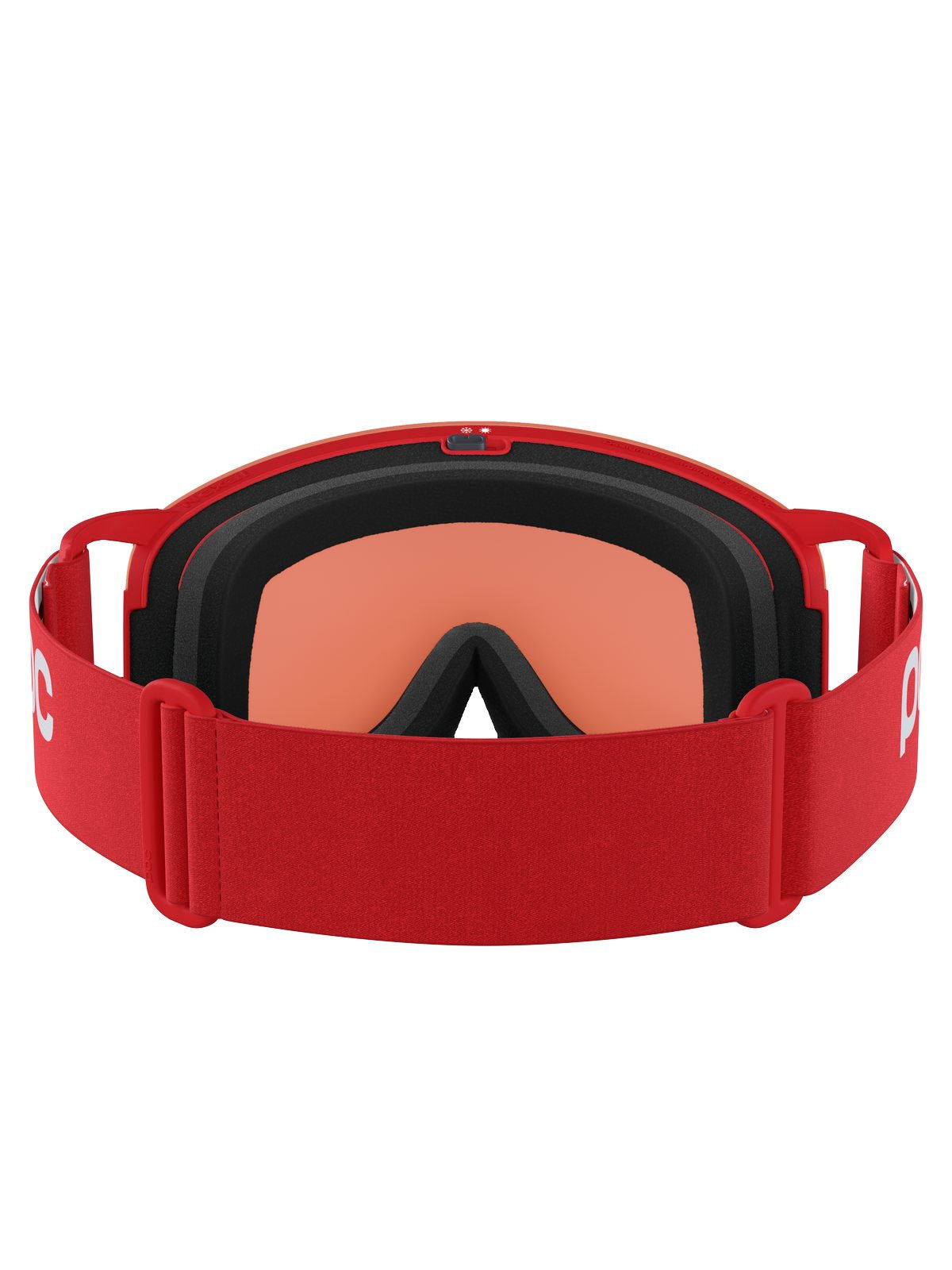 Gogle narciarskie POC Nexal Wf - Prismane Red/Partly Sunny Red