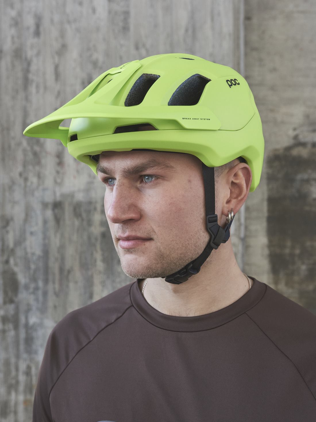 Kask rowerowy POC AXION - Fluo. Yellow/Green Matt