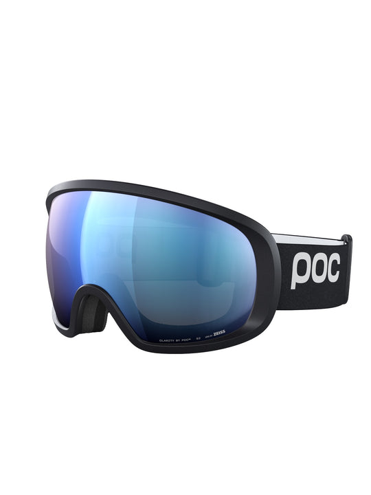 Załaduj obraz do przeglądarki galerii, Gogle narciarskie POC Fovea Wide Fit - Ura. Black/Pt. Sunny Blue - TU - poc warszawa
