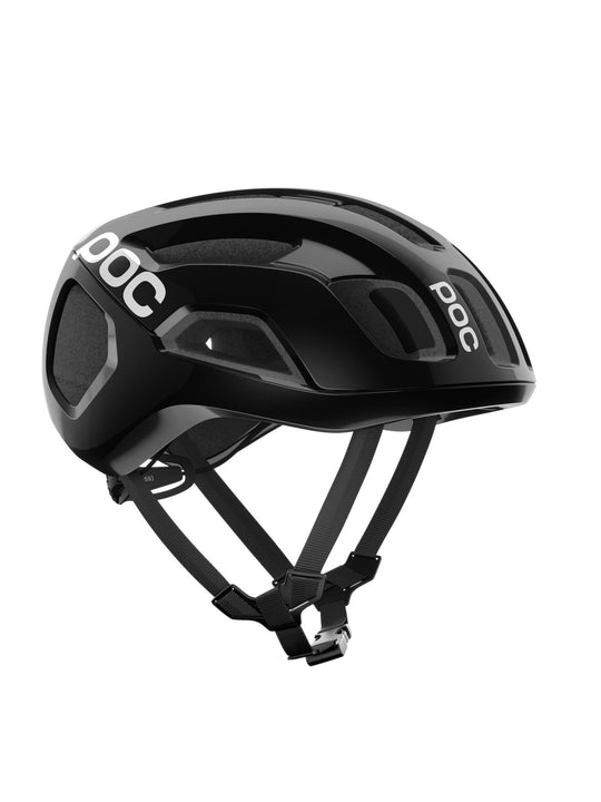 Załaduj obraz do przeglądarki galerii, Kask rowerowy POC Ventral Air MIPS - Ur. Black Matt/Hyd. White w. Logo

