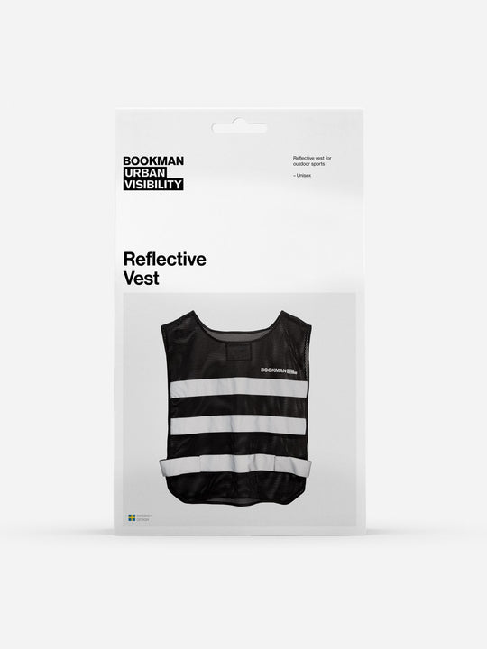 Załaduj obraz do przeglądarki galerii, Kamizelka rowerowa BOOKMAN Reflective Vest czarny
