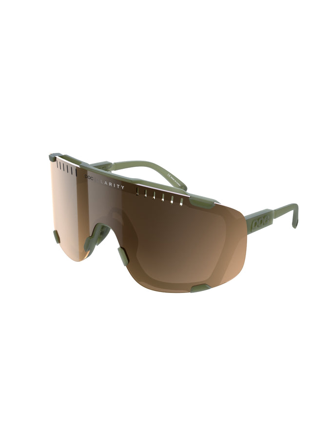 Okulary POC DEVOUR - Epid. Green Translucent | Brown/Silver Mirror Cat 2